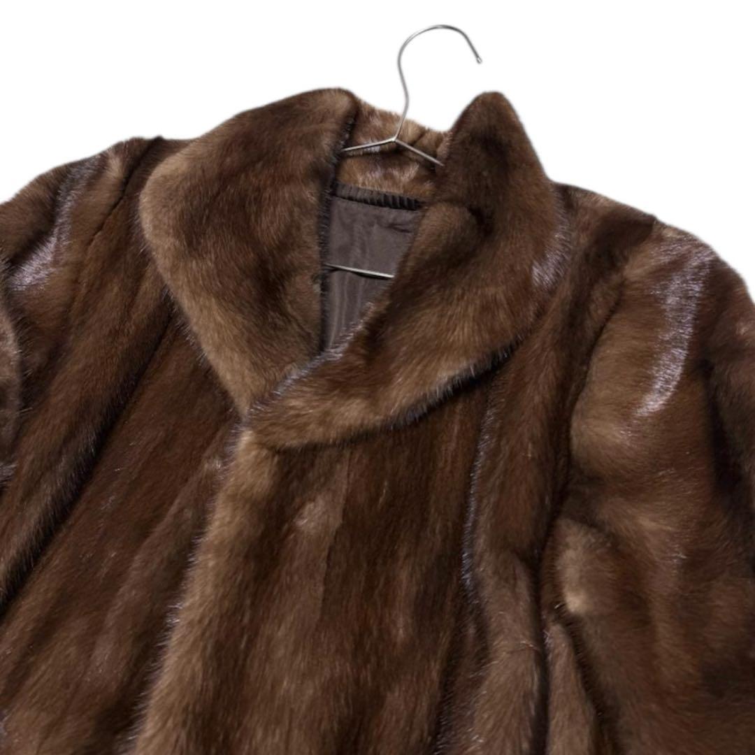 SAGAMINK サガミンク 近代デザイン デミバフミンク ファーコート