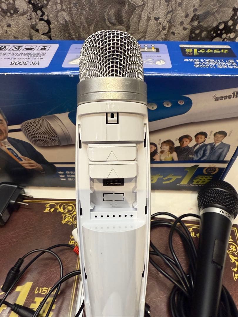 カラオケ一番 家庭用 パーソナルカラオケマイク サブマイク・カートリッジ2個付き