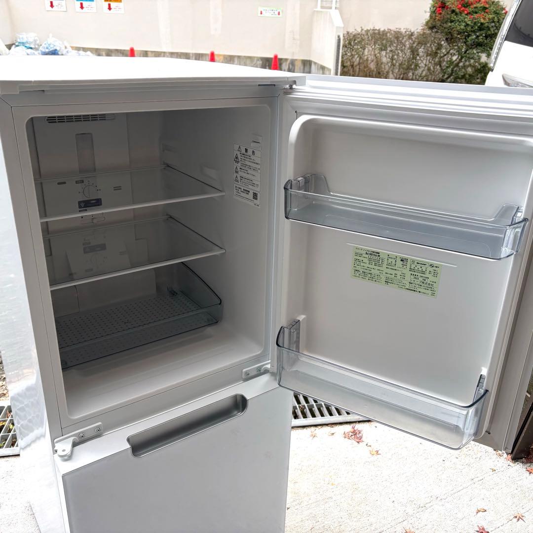 シャープ2023年冷蔵庫洗濯機セット　一人暮らしセット　分解洗浄済み