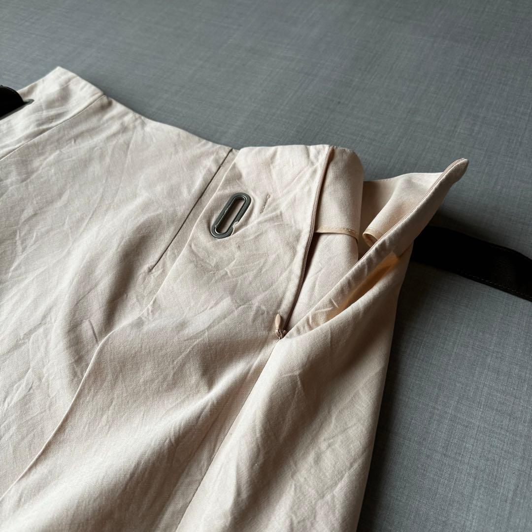 GUNEX for BRUNELLO CUCINELLI レザーベルト スカート