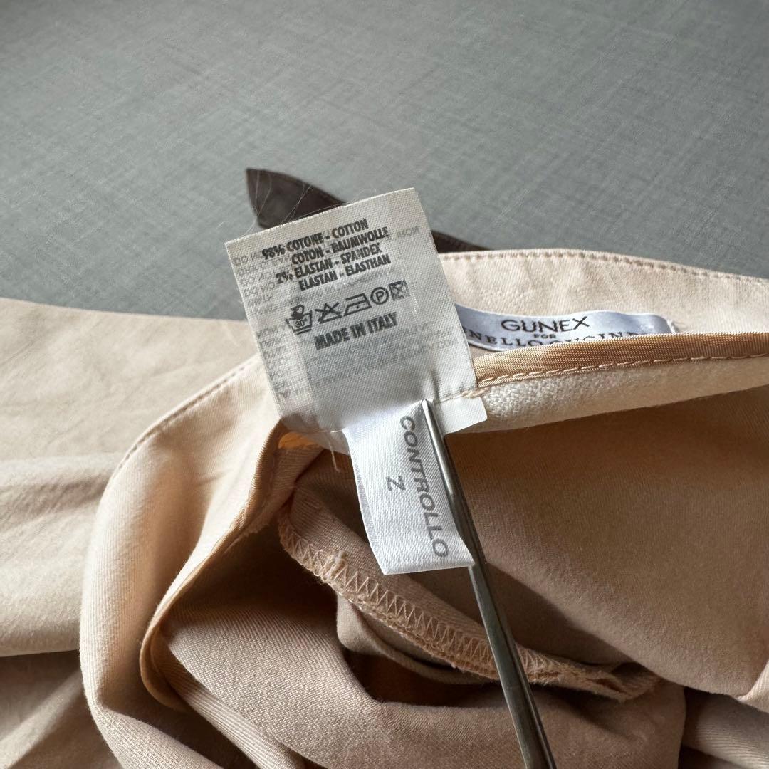 GUNEX for BRUNELLO CUCINELLI レザーベルト スカート