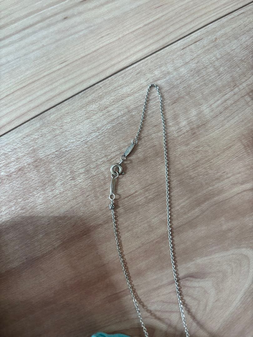 美品 ティファニー ティアドロップ ネックレス シルバー925 雫 レディー定番