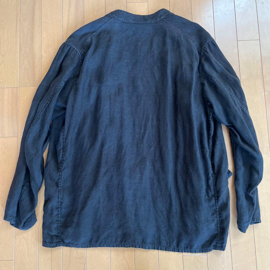 comoli 18ss リネン起毛スタンドカラージャケット　サイズ3