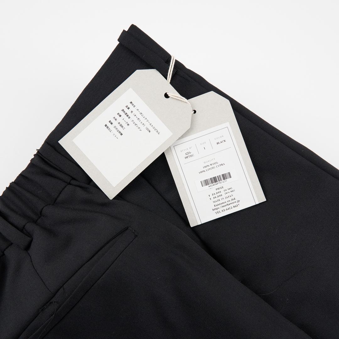 パンツ PEGTOP TROUSERS ORGANIC WOOL TROPICAL