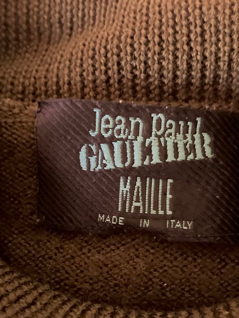 Jean Paul Gaultier オリーブグリーンニット