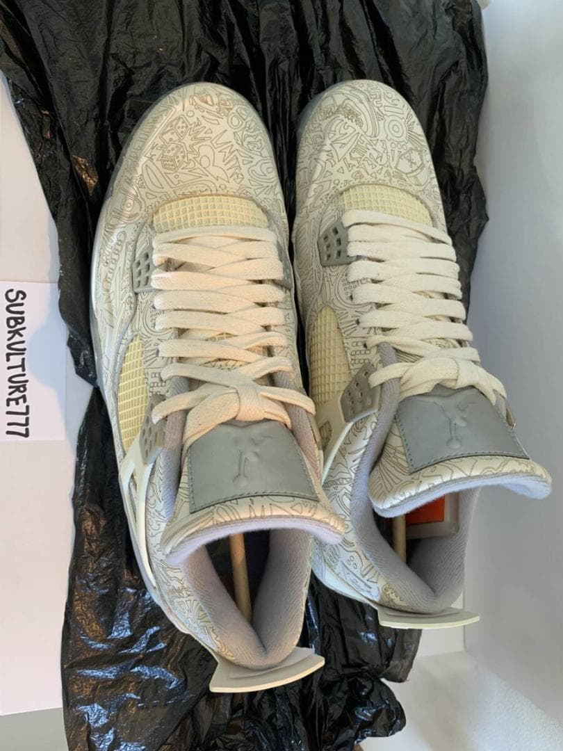 Air Jordan 4 グラフィックプリント シューズ