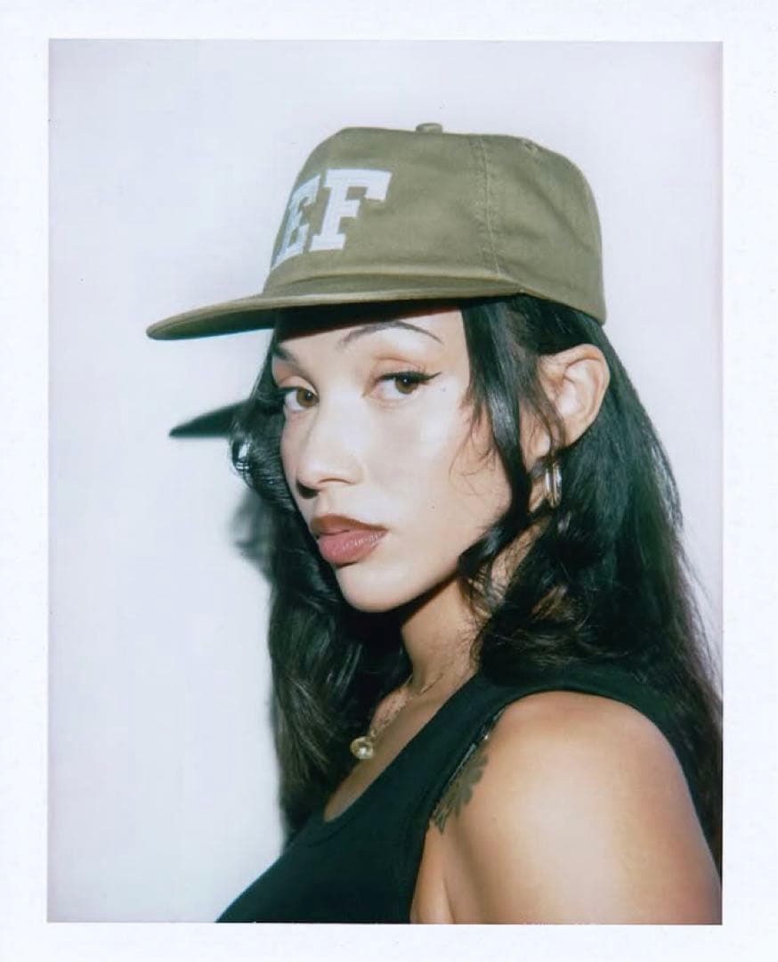 ★新品タグ付き★Extnded Family EF ロゴ刺繍 キャップ カーキ