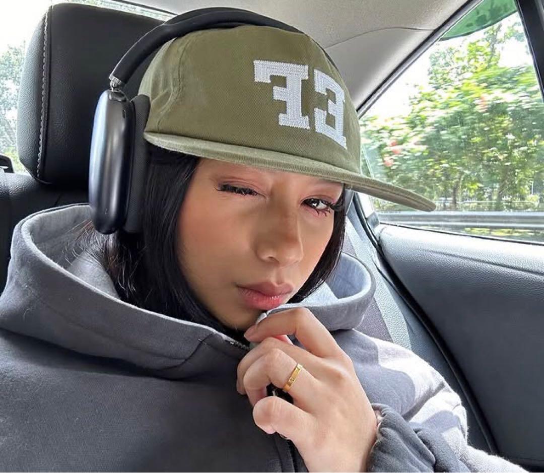 ★新品タグ付き★Extnded Family EF ロゴ刺繍 キャップ カーキ