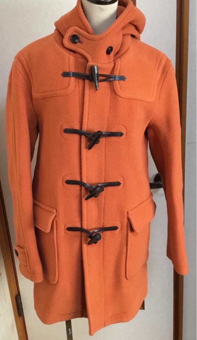 美品　SHIPS ダッフルコート イタリア　S　ヘリーンボン