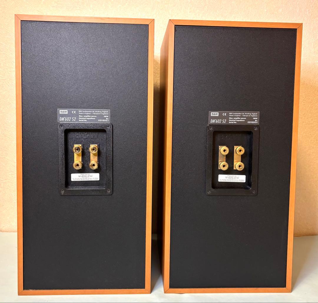 B&W DM602 S2 スピーカー 「チェリーウッド」