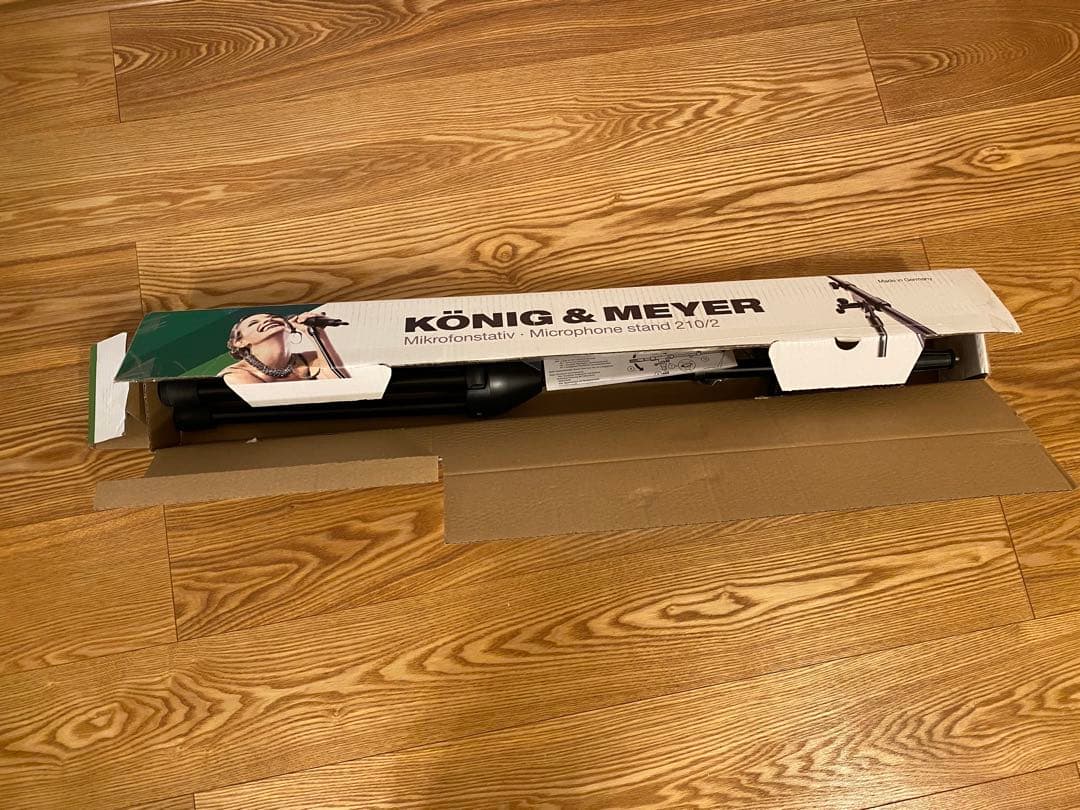 K&M 21020B（ST210/2B） ブームマイクスタンド