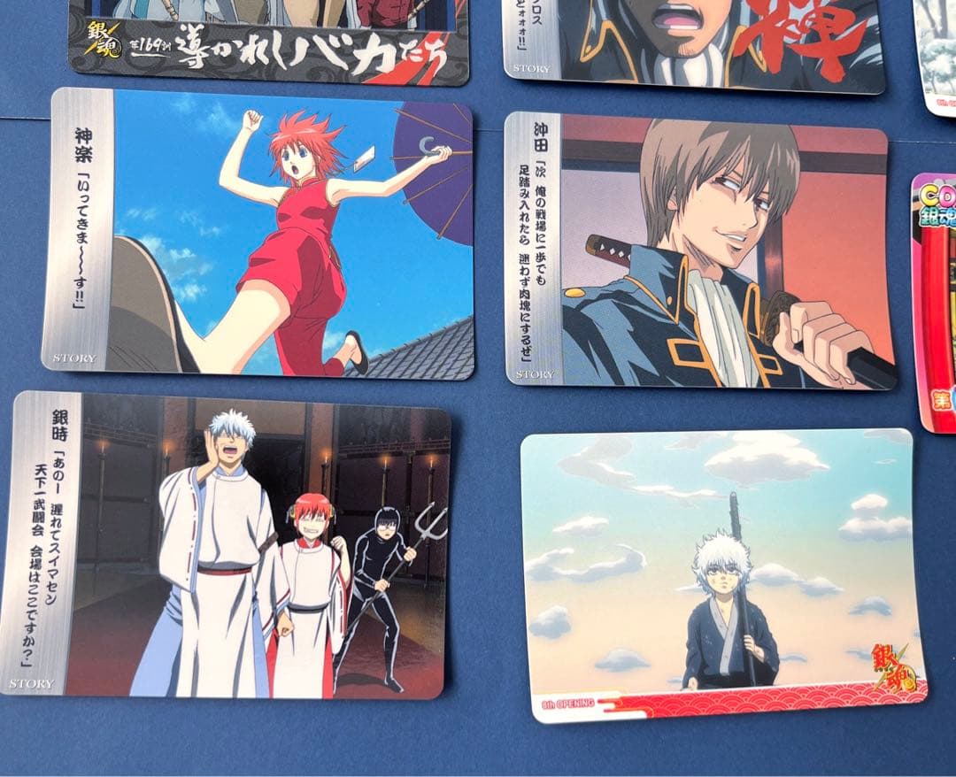 19枚　銀魂　カード　まとめ売り　カードガム　ぐらふぃっくカード