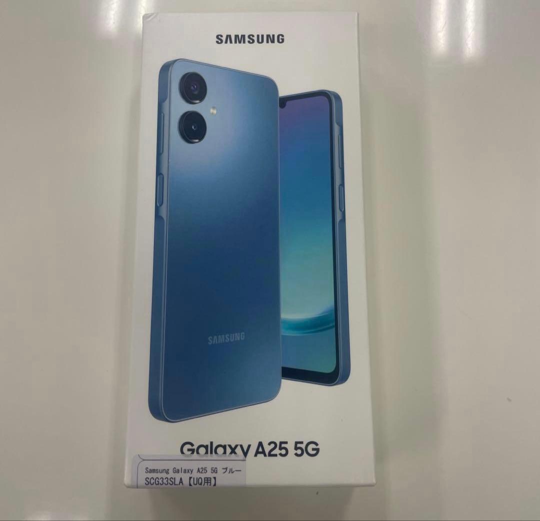 【新品未使用】Galaxy A25 5G 本体 ブルー