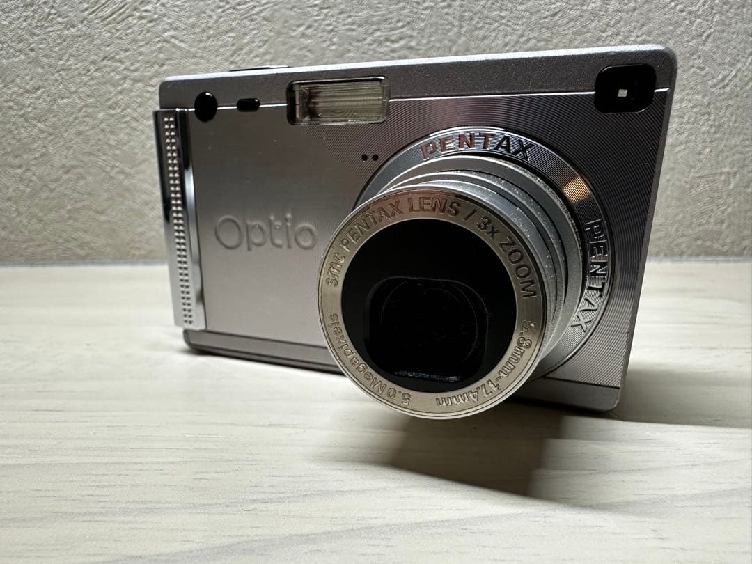 希少【美品】PENTAX OPTIO S5I デジカメ　シルバー ペンタックス