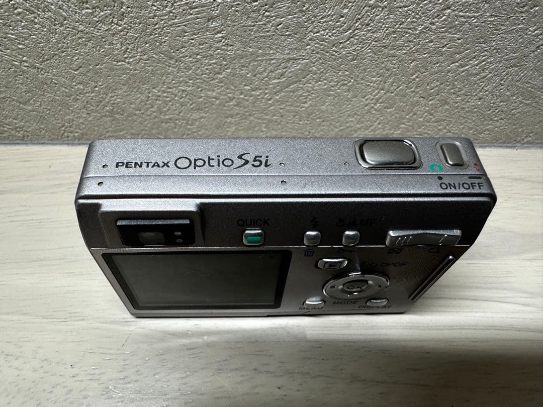希少【美品】PENTAX OPTIO S5I デジカメ　シルバー ペンタックス