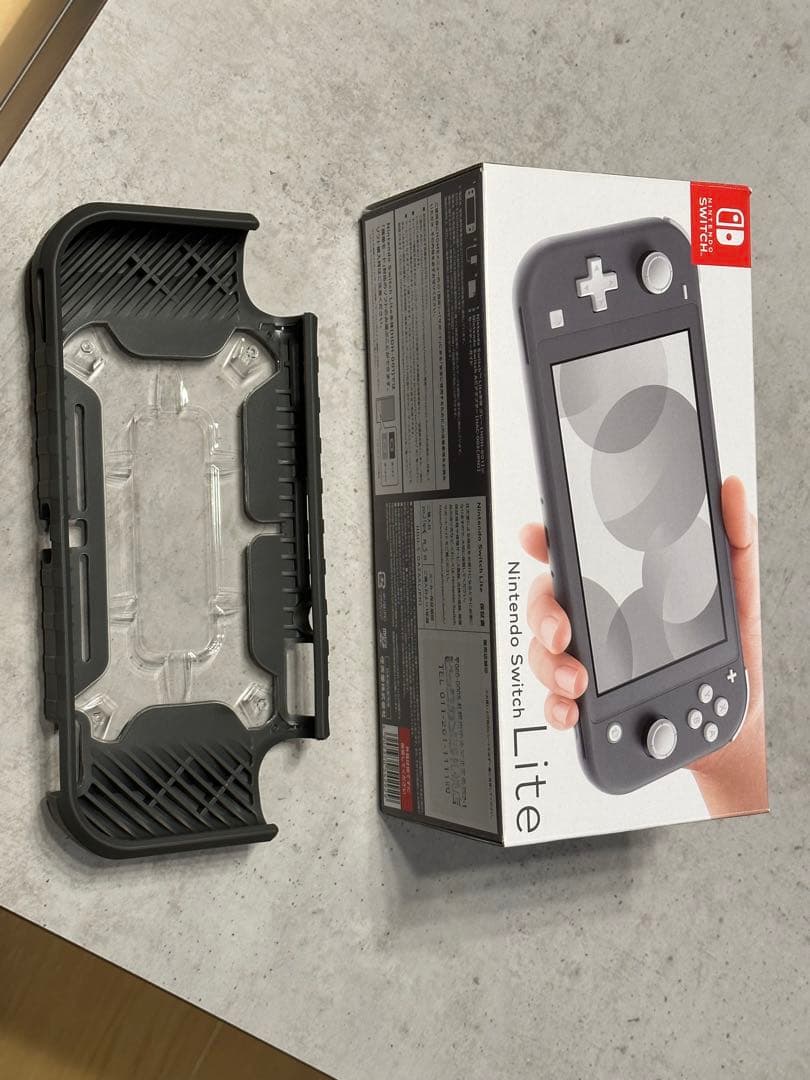 ニンテンドーswitch light グレー　 本体•充電器•ケースセット