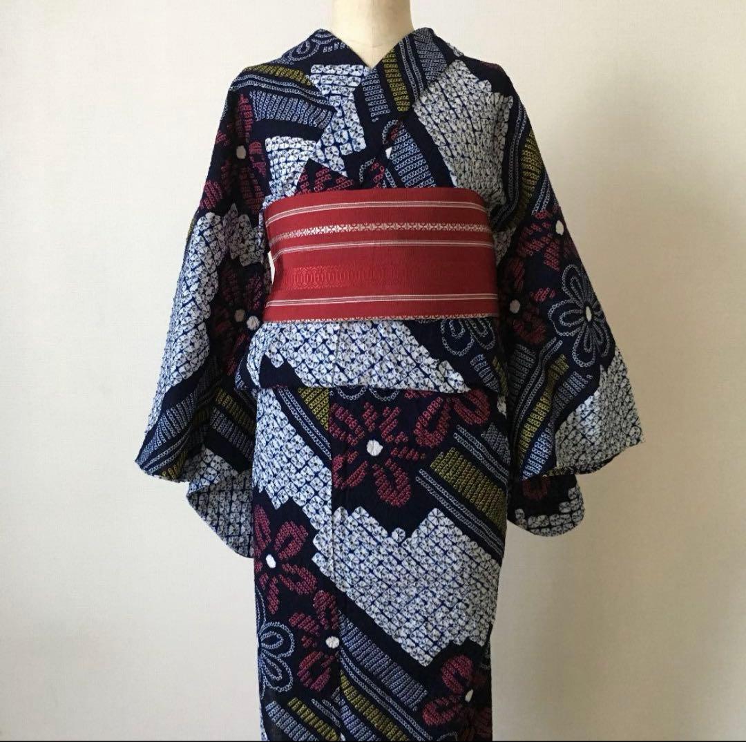 有松絞り浴衣　新品未使用