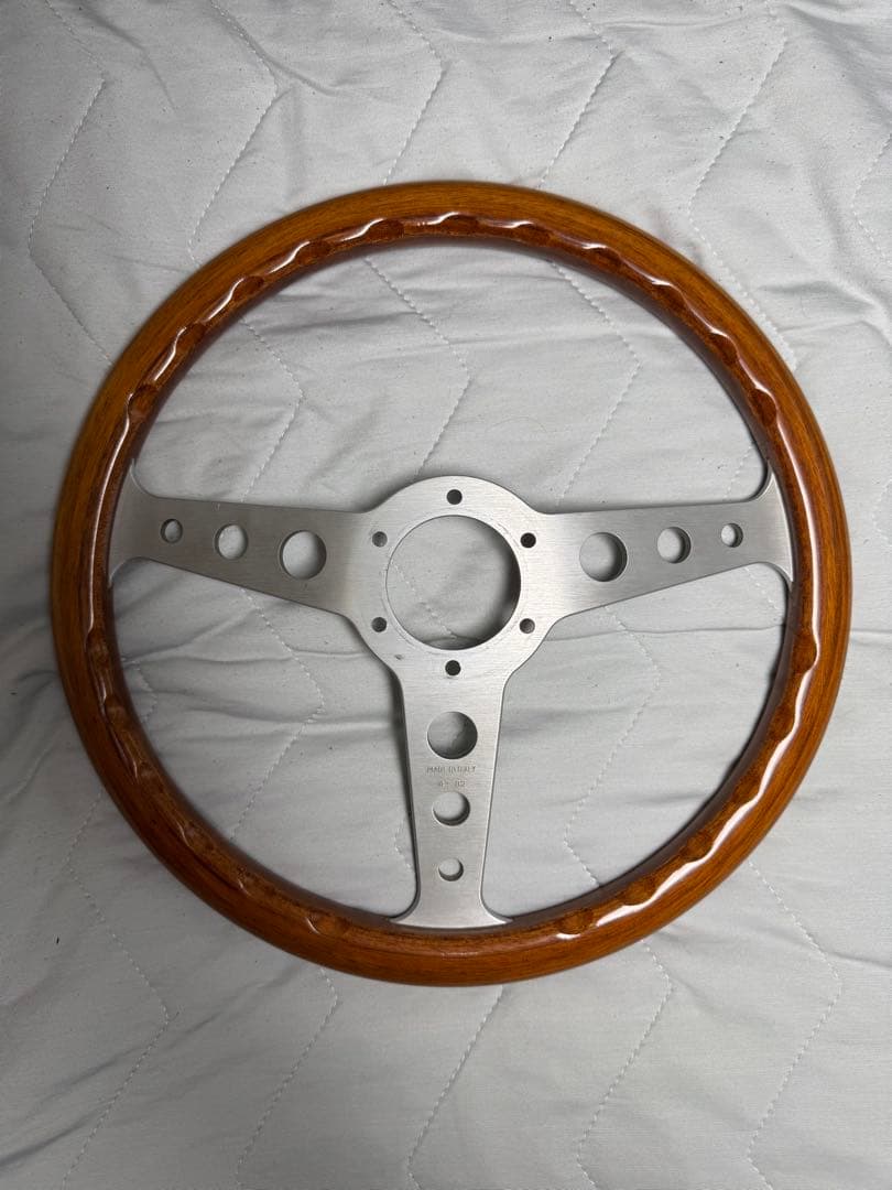 MOMOステアリング　MOMOステ　ウッドステアリング35パイ　当時モノ