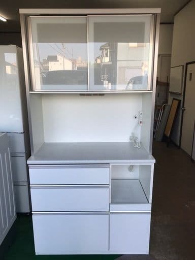 あつ☆ニトリ　キッチンボードアルミナ100KBWH