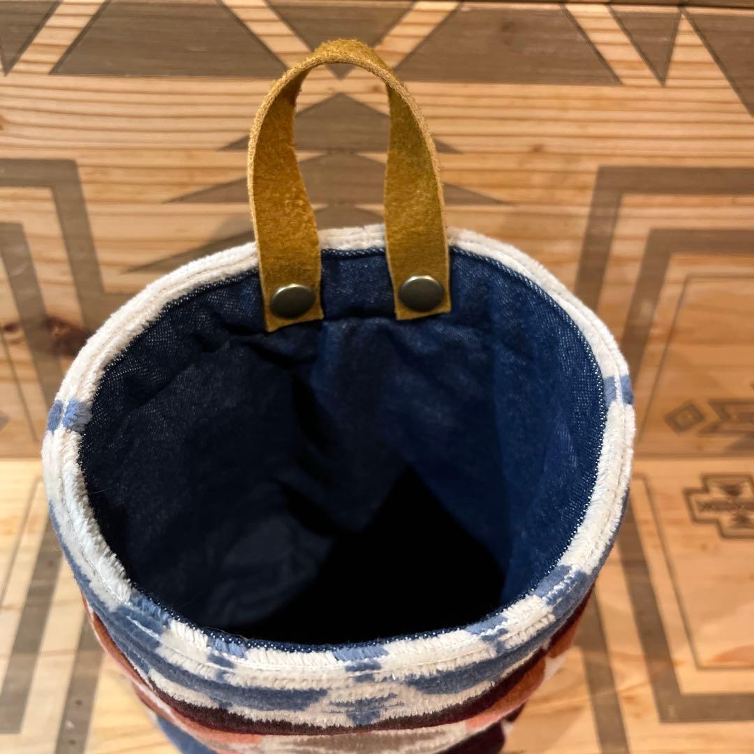 ごうちゃんページ ペンドルトン クッションカバー リメイク 小物入れ 新品