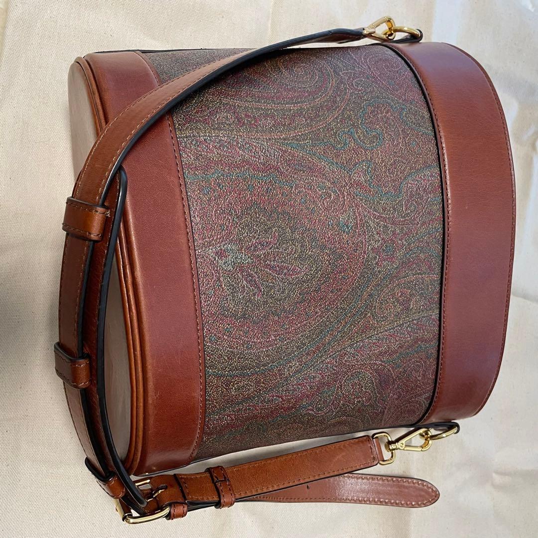 ETRO エトロ ペガソ ペガサス ペイズリー 巾着 ショルダーバッグ
