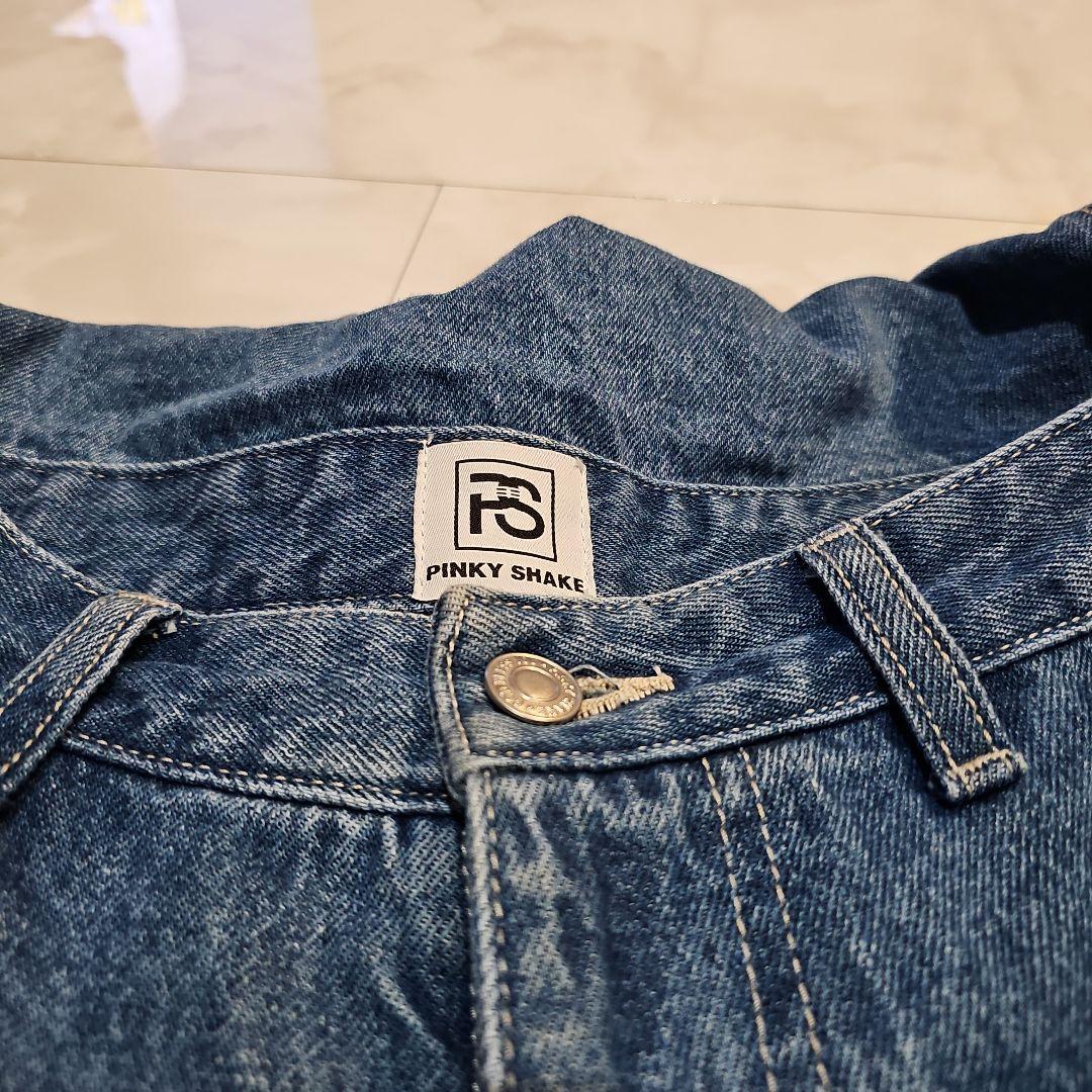 PINKY SHAKE シャツ巻きデニムショーパン