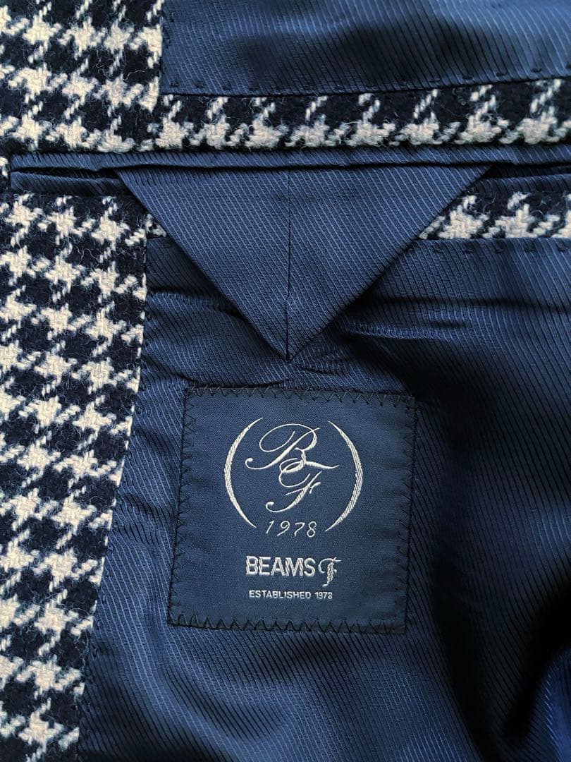 BEAMS F / ハウンドトゥース ジャケット
