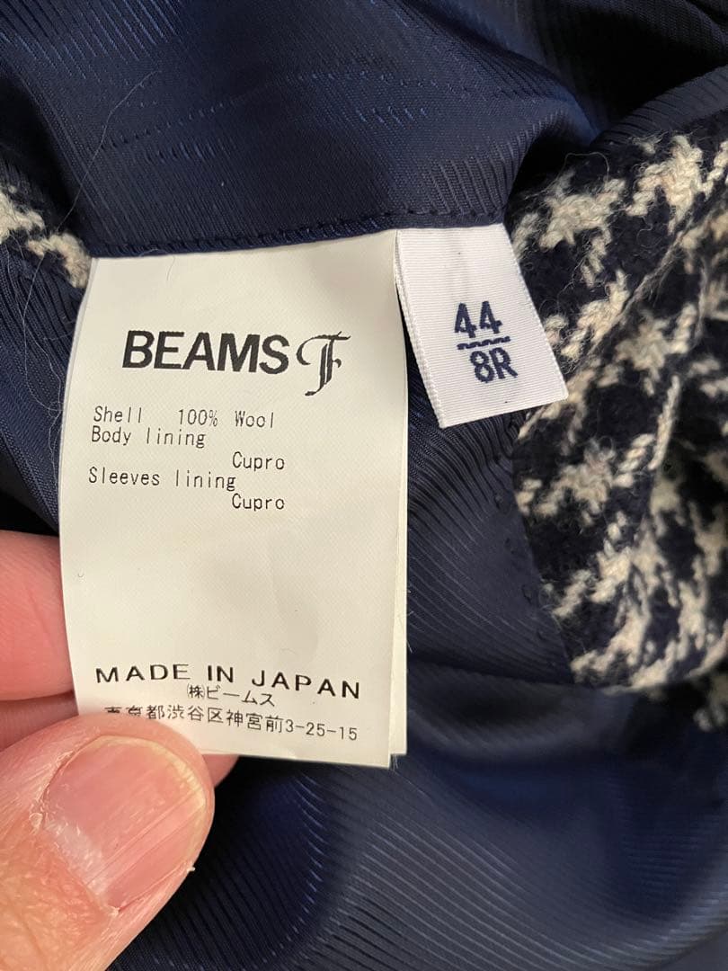 BEAMS F / ハウンドトゥース ジャケット