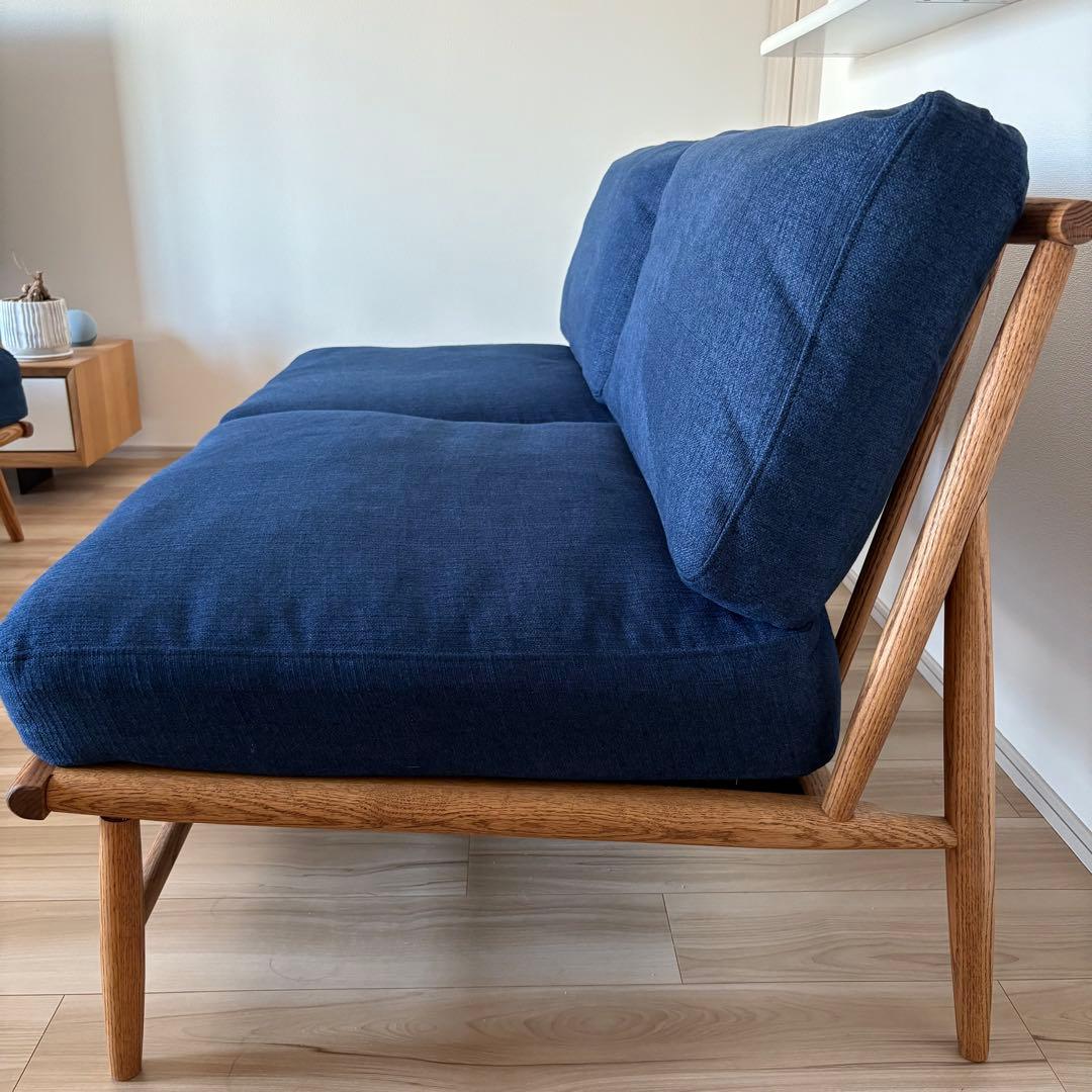 【はちページ】モモナチュラル CLOUD ソファ本体｜セット販売予定品