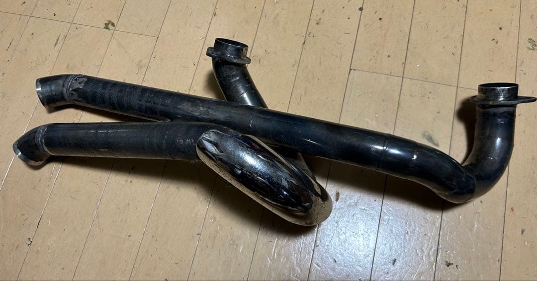 ハーレー　ショベルマフラー　ワンオフ