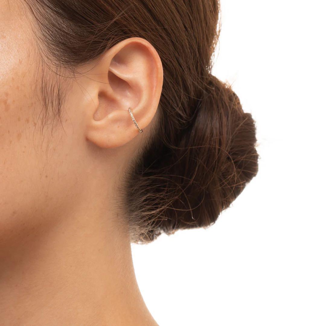 Hirotaka ヒロタカ　Gossamer ダイヤモンド イヤーカフ