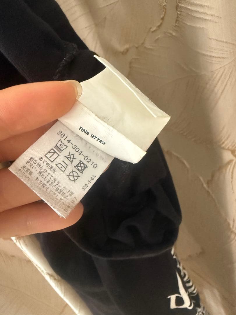 CHROME HEARTS クロムハーツ ロゴプリントレギンス パンツ ブラック