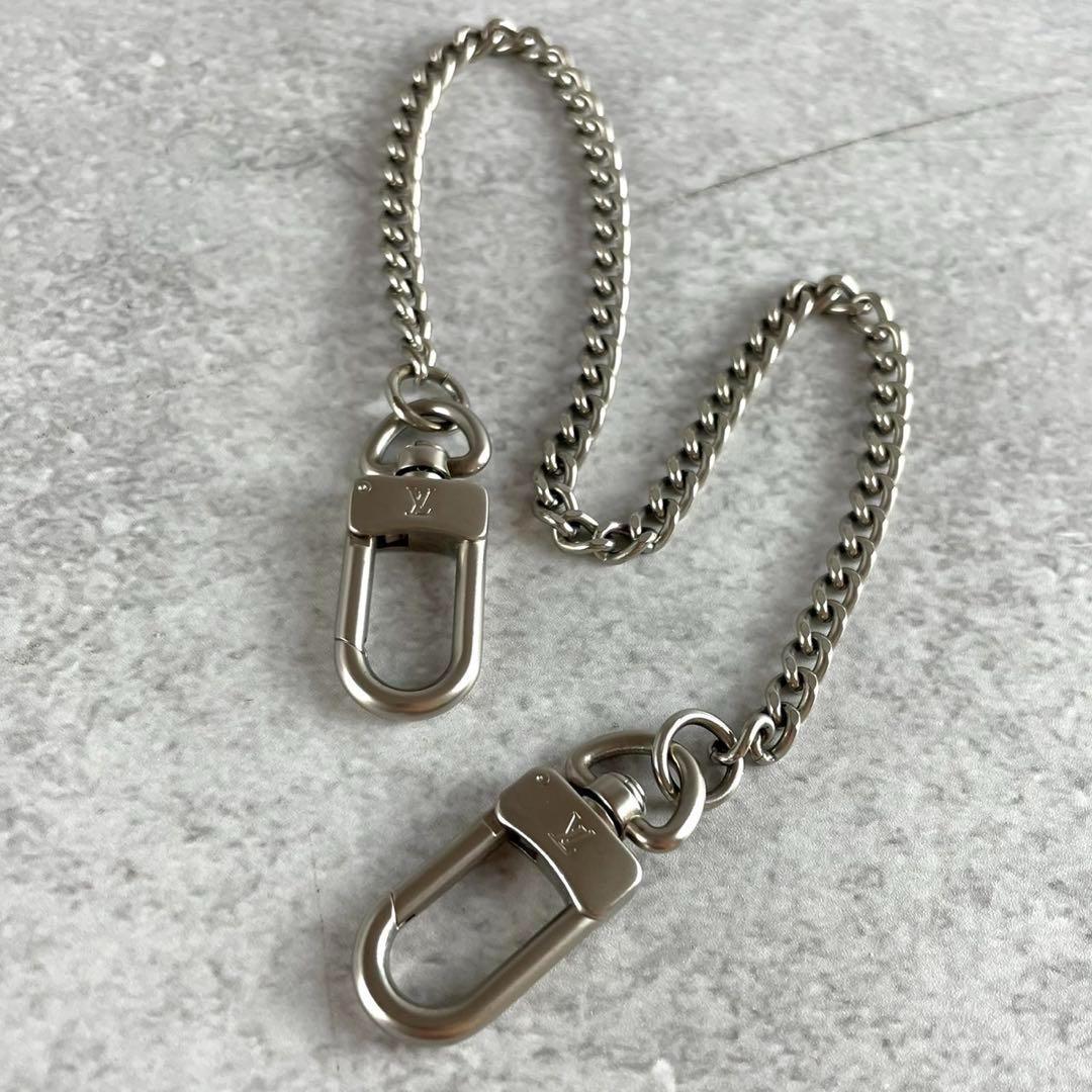 小物 Louis Vuitton Mint Silver Wallet Chain