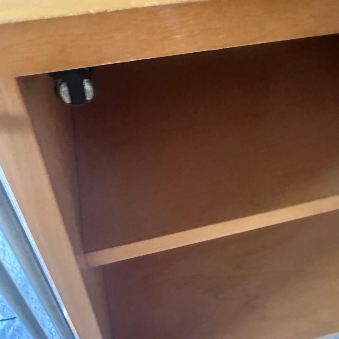 レア商品 廃盤品 無印良品 ユニットシェルフ 貴重56cm幅のガラス棚