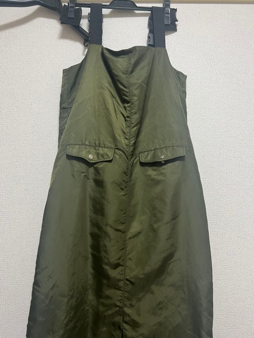ワンピース Ameri MILITARY WORK I LINE DRESS