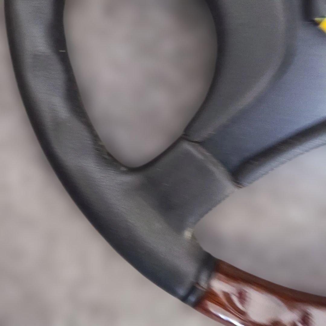 ⭐美品　モモ　ウッドコンビステアリング　約36cm⭐