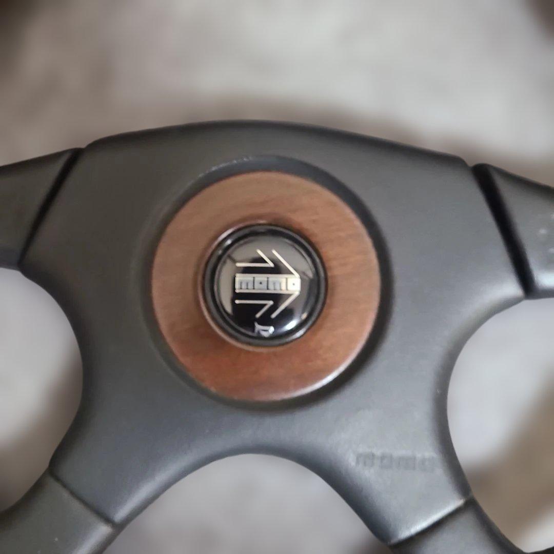 ⭐美品　モモ　ウッドコンビステアリング　約36cm⭐