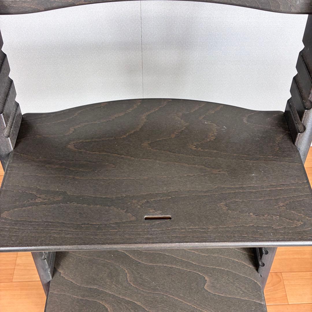 【美品】ストッケ トリップトラップ ヘイジーグレー ベビーセット付 S/N4