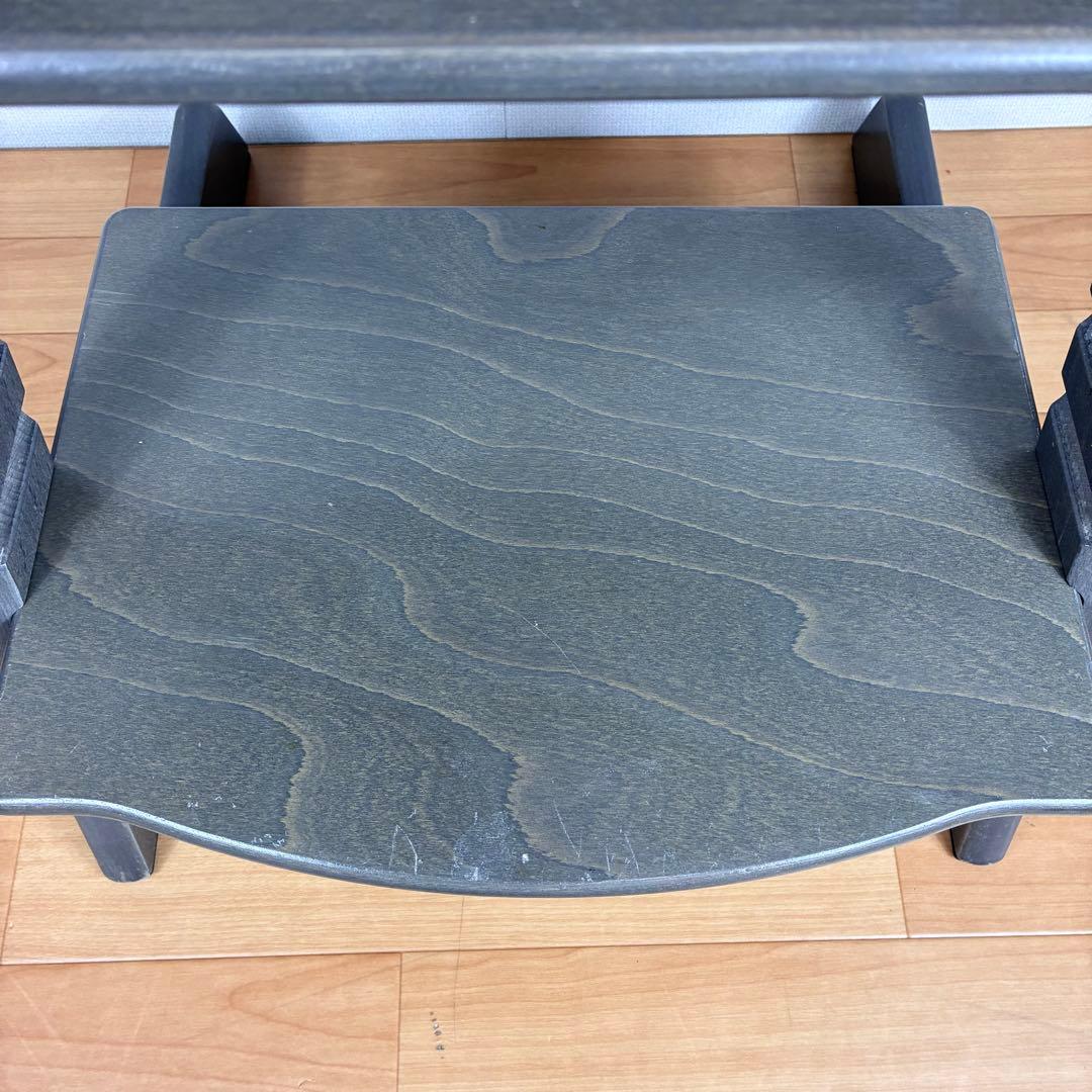 【美品】ストッケ トリップトラップ ヘイジーグレー ベビーセット付 S/N4