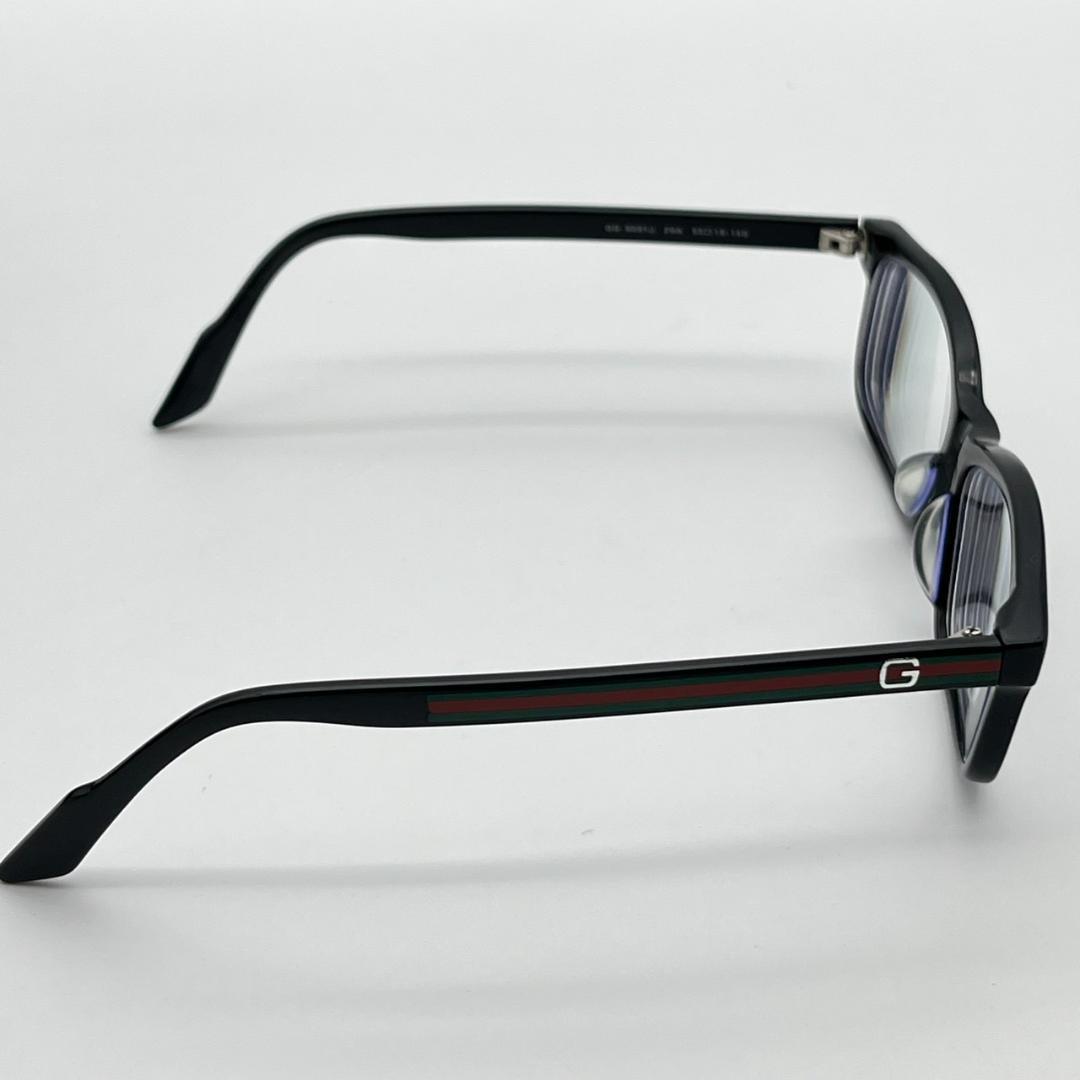 美品 GUCCI メガネ 黒 シェリーライン Gロゴ GG9091J ケース付き