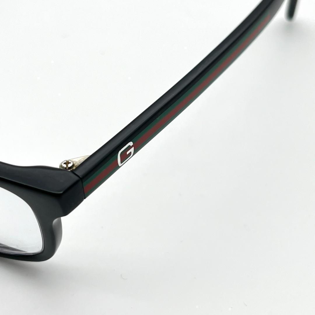 美品 GUCCI メガネ 黒 シェリーライン Gロゴ GG9091J ケース付き