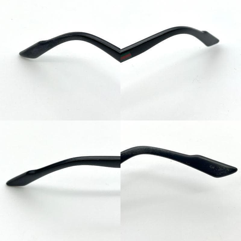 美品 GUCCI メガネ 黒 シェリーライン Gロゴ GG9091J ケース付き