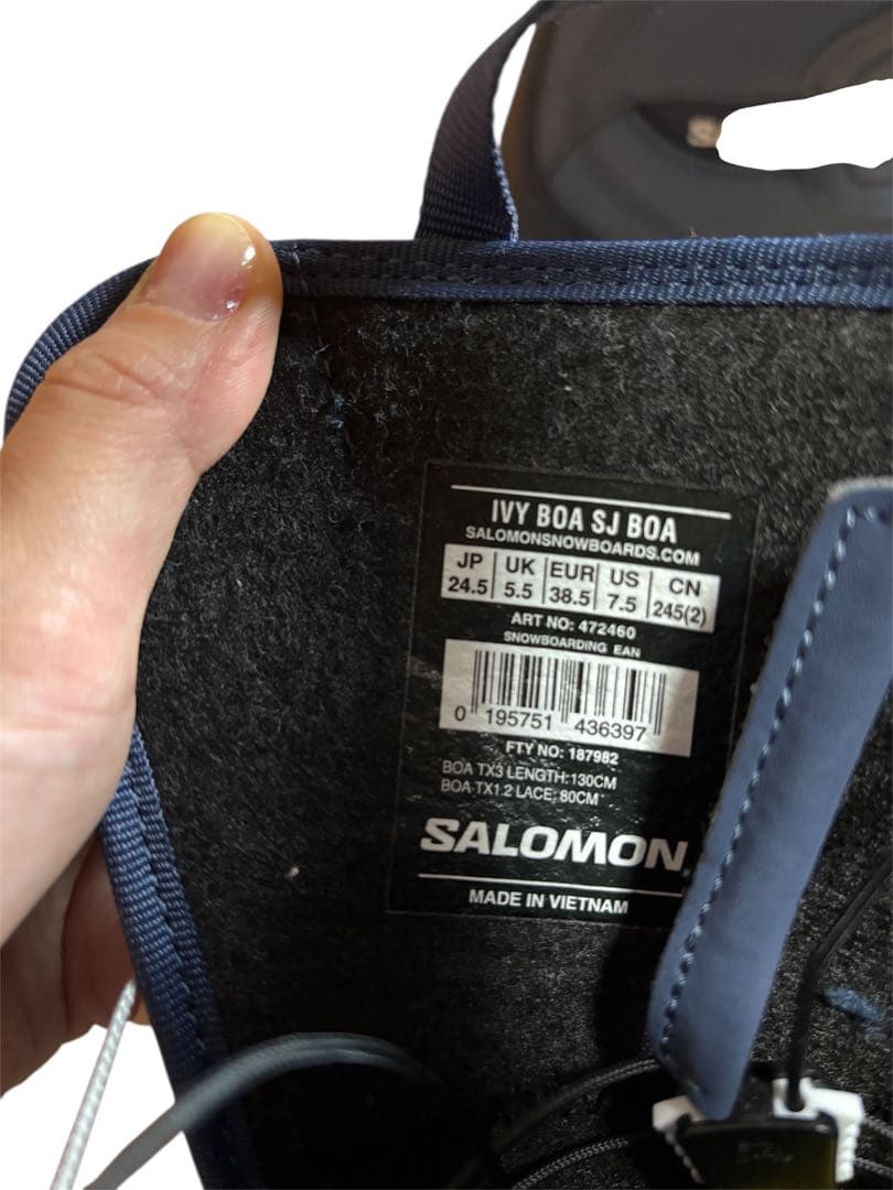 【使用数回】サロモンivy boa Salomonスノーボードブーツ ダブルボア