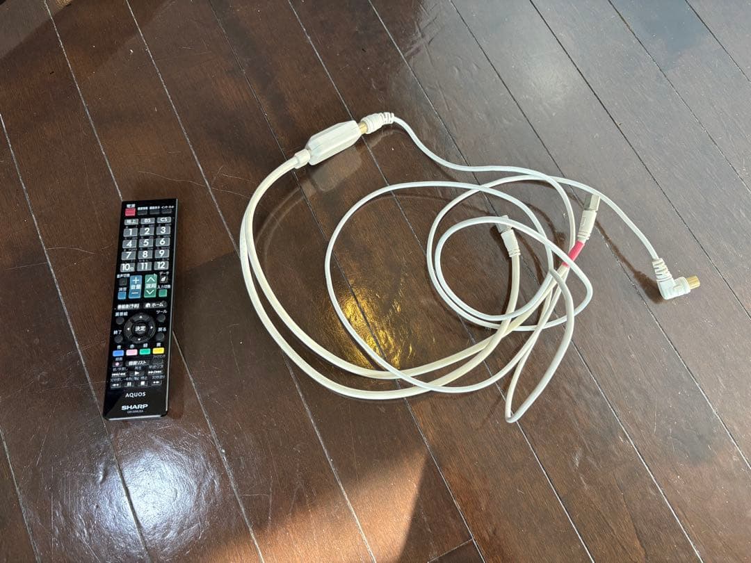 SHARP 50V型4K対応液晶テレビ 4T-B50AKL リモコン 付属品付