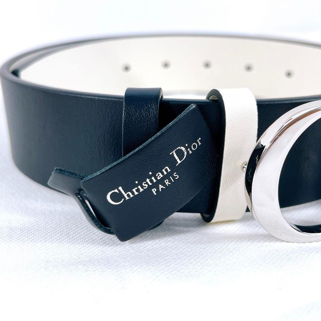 美品 Dior 30 モンテーニュ リバーシブルベルト サイズ70 幅35mm