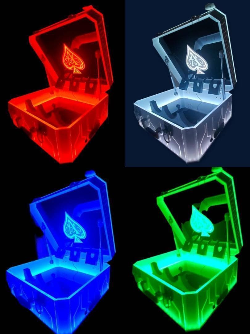 アルマンド ディスプレイ LED アタッシュ ケース ライト シャンパン