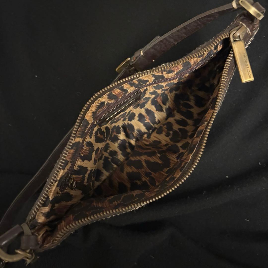 DOLCE & GABBANA アーカイブ 迷彩 スエード レザーバッグ