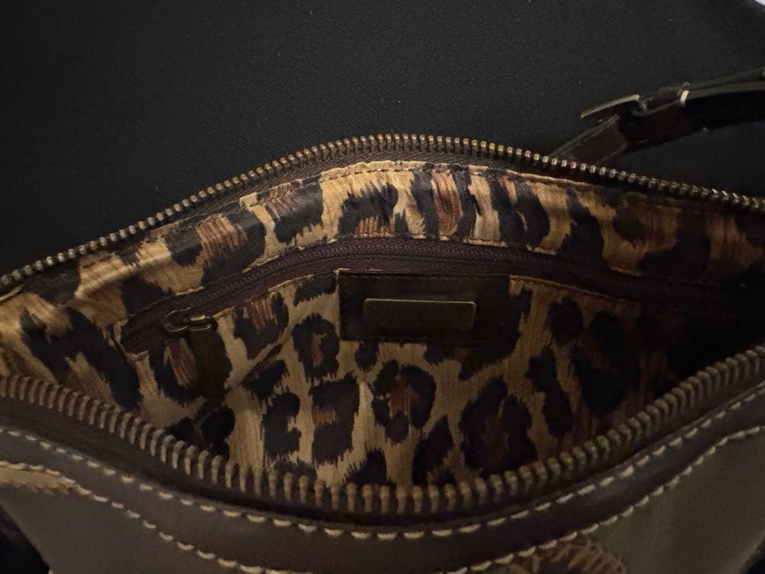 DOLCE & GABBANA アーカイブ 迷彩 スエード レザーバッグ