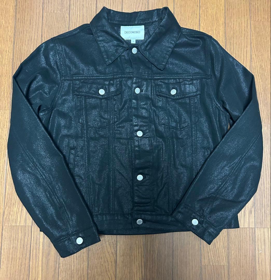 【試着のみ】DECOROSO Denim Jacketコーティングジャケット