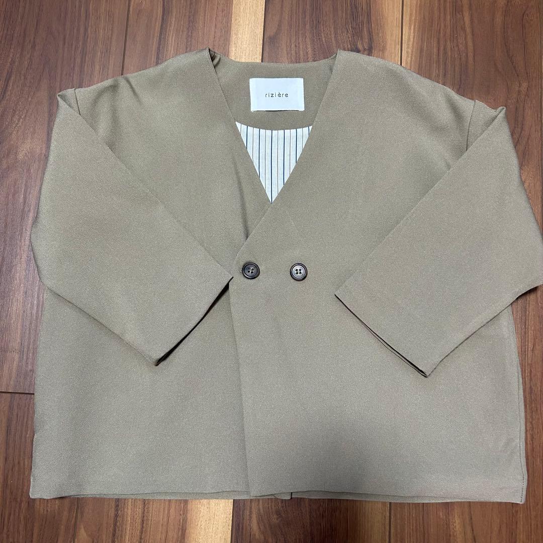 riziere ノーカラージャケットセットアップ　セット　110